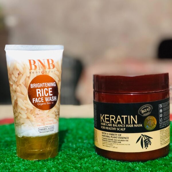 2 in 1 Keratin Mask and BNB Facewash Deal - Image 2