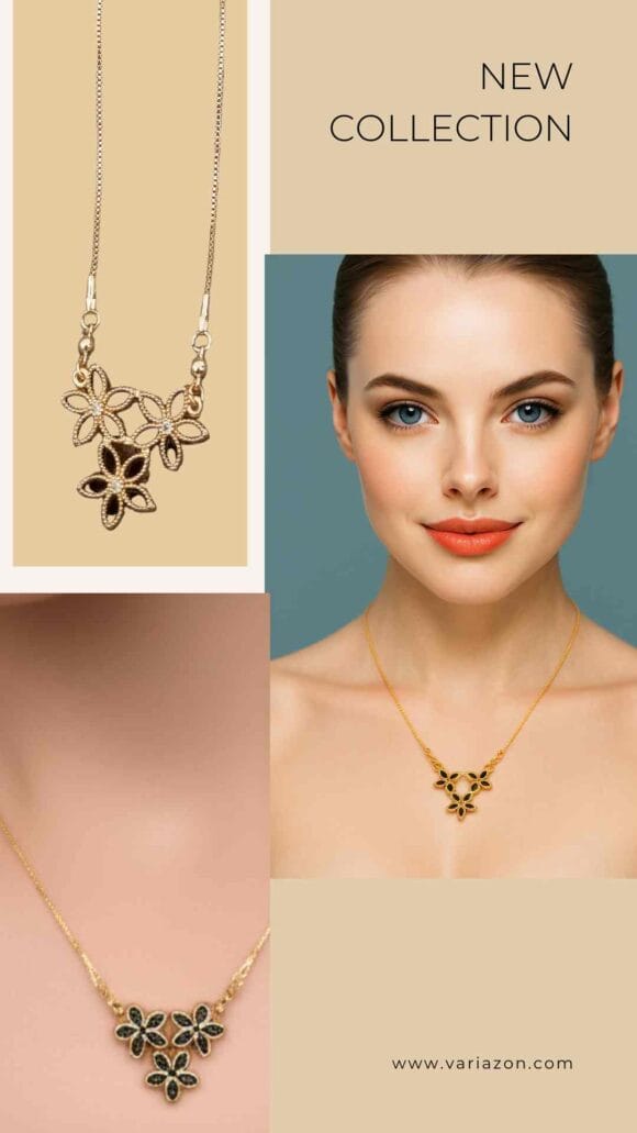 Gilded Floral Charm