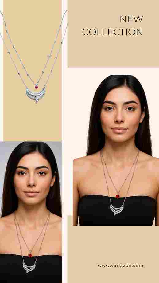 Crimson Crest Necklace