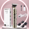 Vintage T9 Metal Body Trimmer – Stylish & Powerful Hair Clipper for Men ✂️
