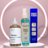 1. Glow & Set Duo – The Ordinary Glycolic Acid + Miss Rose Makeup Fixer