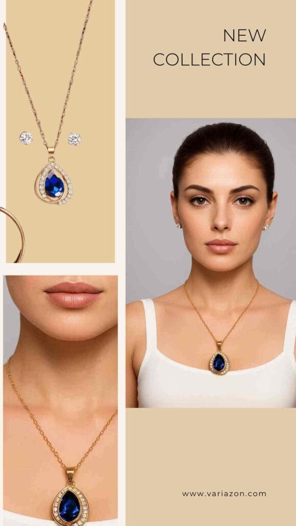 Samandar Drop Necklace Set