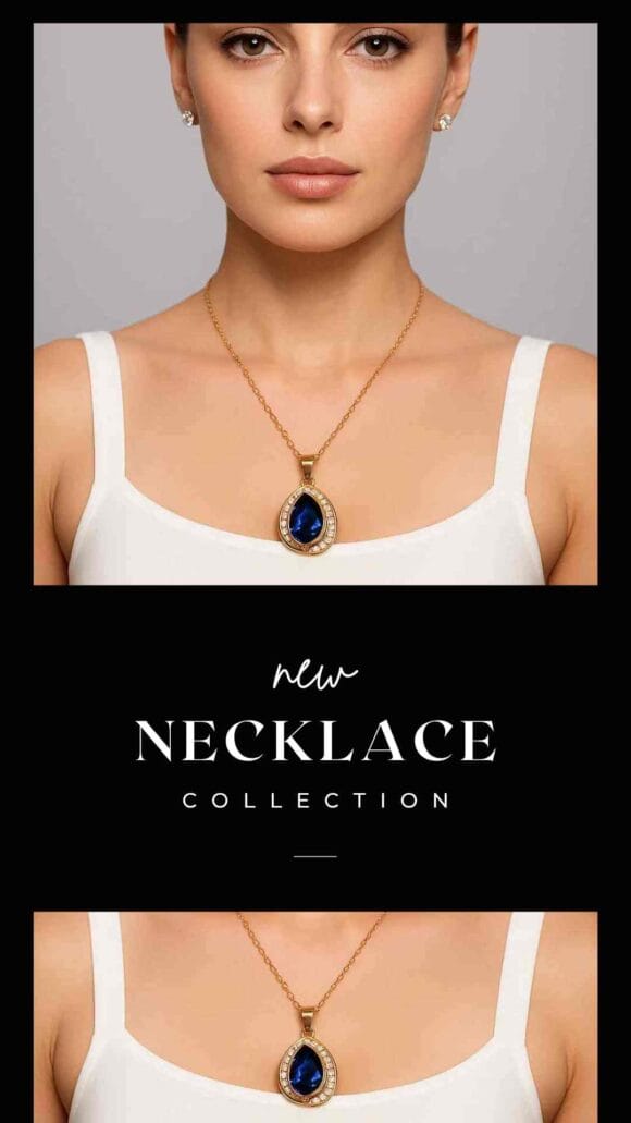 Samandar Drop Necklace Set - Image 3