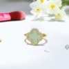 Lucky Clover Sparkle Ring