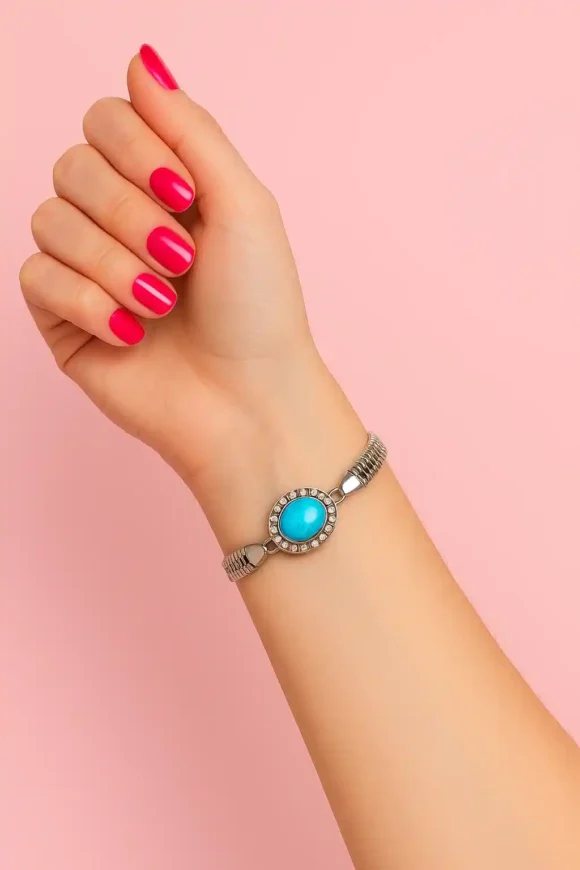 Chandi Feroza Bracelet - Image 2