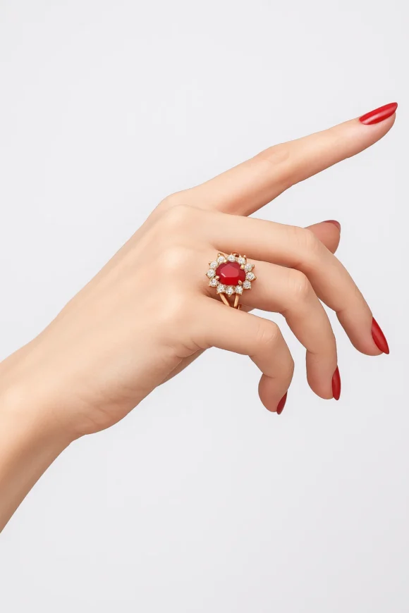 Royal Red Radiance Ring - Image 2